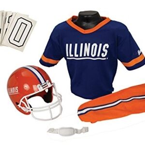 Kids Illinois Football Costume Set - Blue and Orange